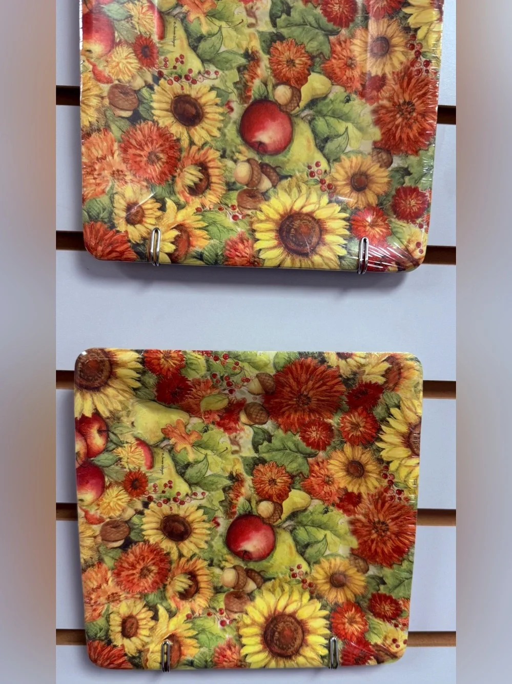 2 Square Salad Paper Plates Boston International 8-Count 7
